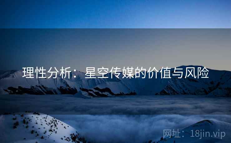 理性分析：星空传媒的价值与风险